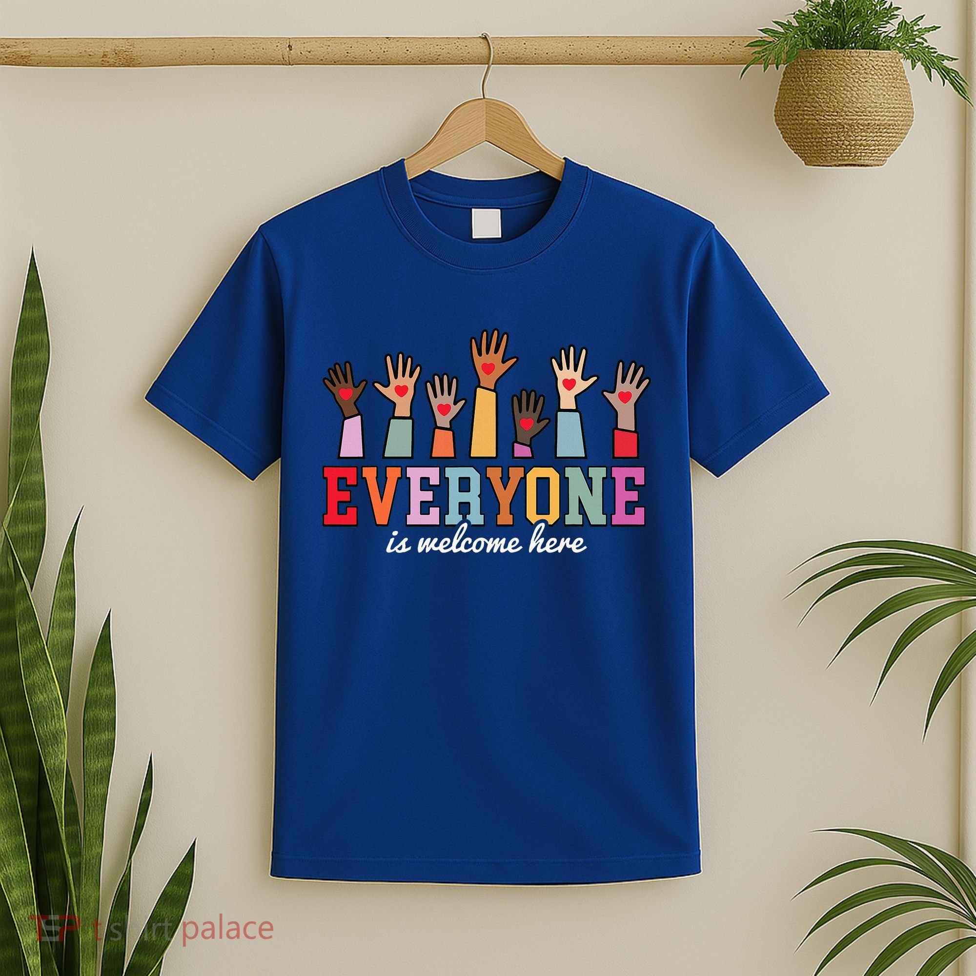 Everyone Is Welcome Here Idaho Teacher  T-Shirt