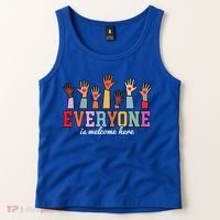 Everyone Is Welcome Here Idaho Teacher  Tank Top thumb 2