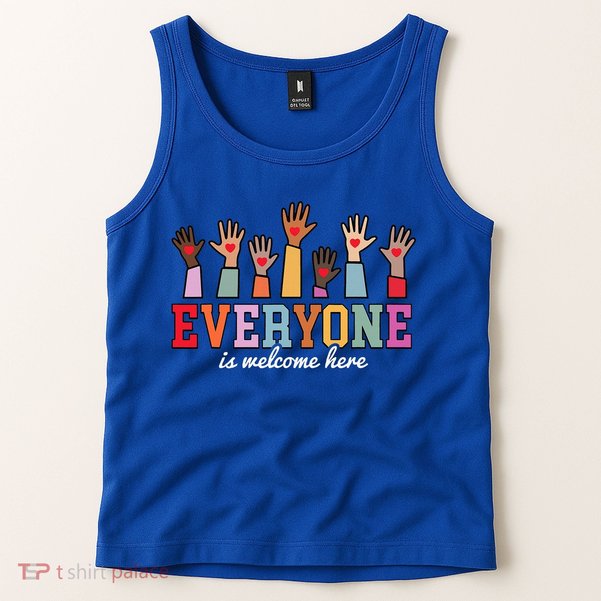 Everyone Is Welcome Here Idaho Teacher  Tank Top