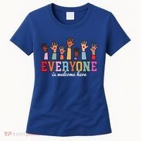 Everyone Is Welcome Here Idaho Teacher  Women's T-Shirt thumb 0