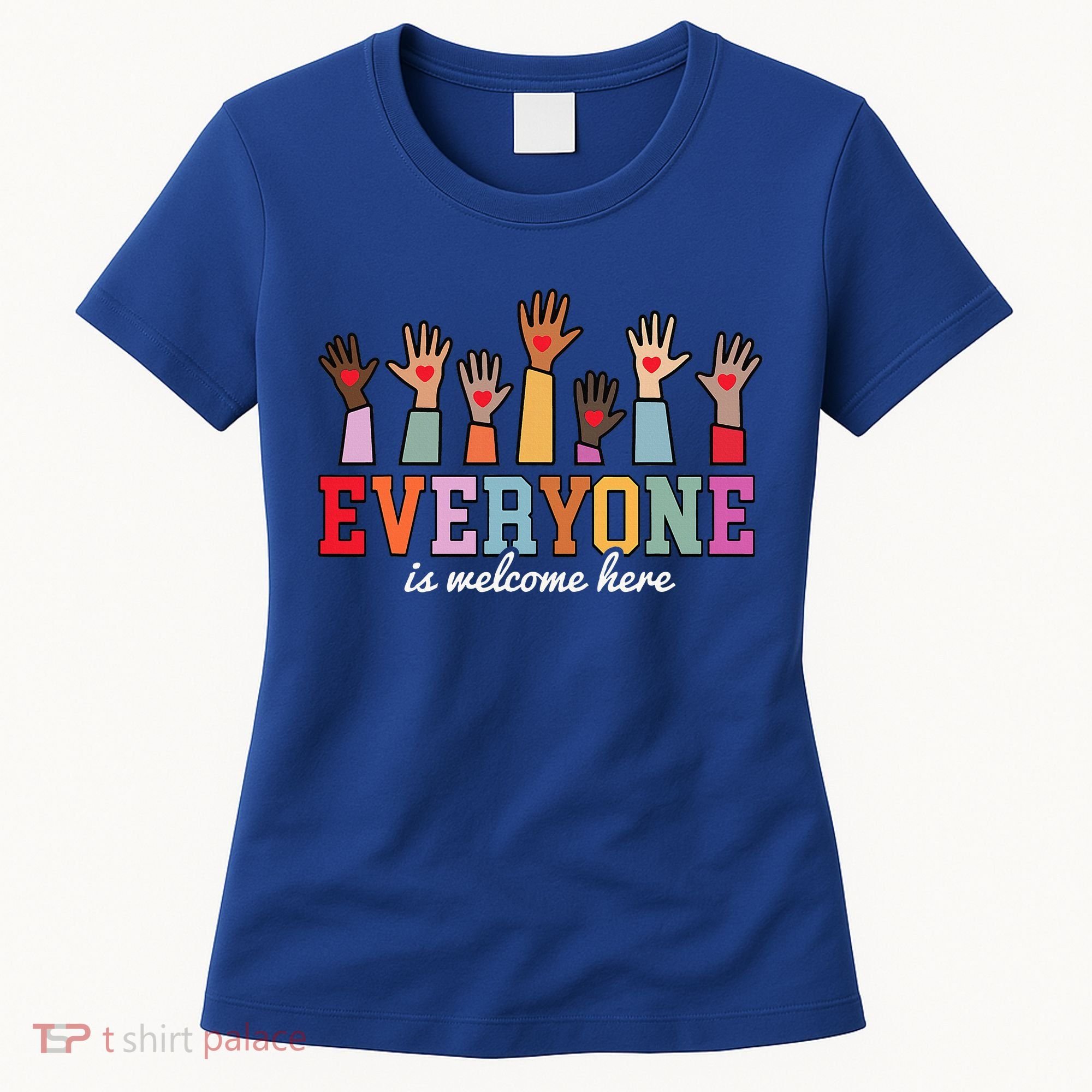 Everyone Is Welcome Here Idaho Teacher  Women's T-Shirt