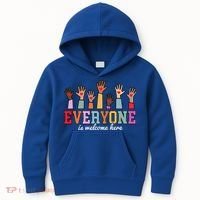 Everyone Is Welcome Here Idaho Teacher  Kids Hoodie thumb 0