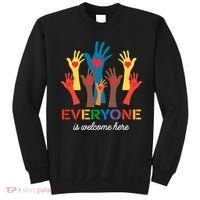 Everyone Is Welcome Here Idaho Teacher Sweatshirt thumb 0