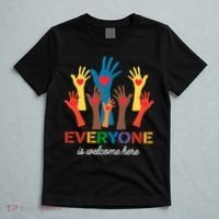 Everyone Is Welcome Here Idaho Teacher T-Shirt thumb 5