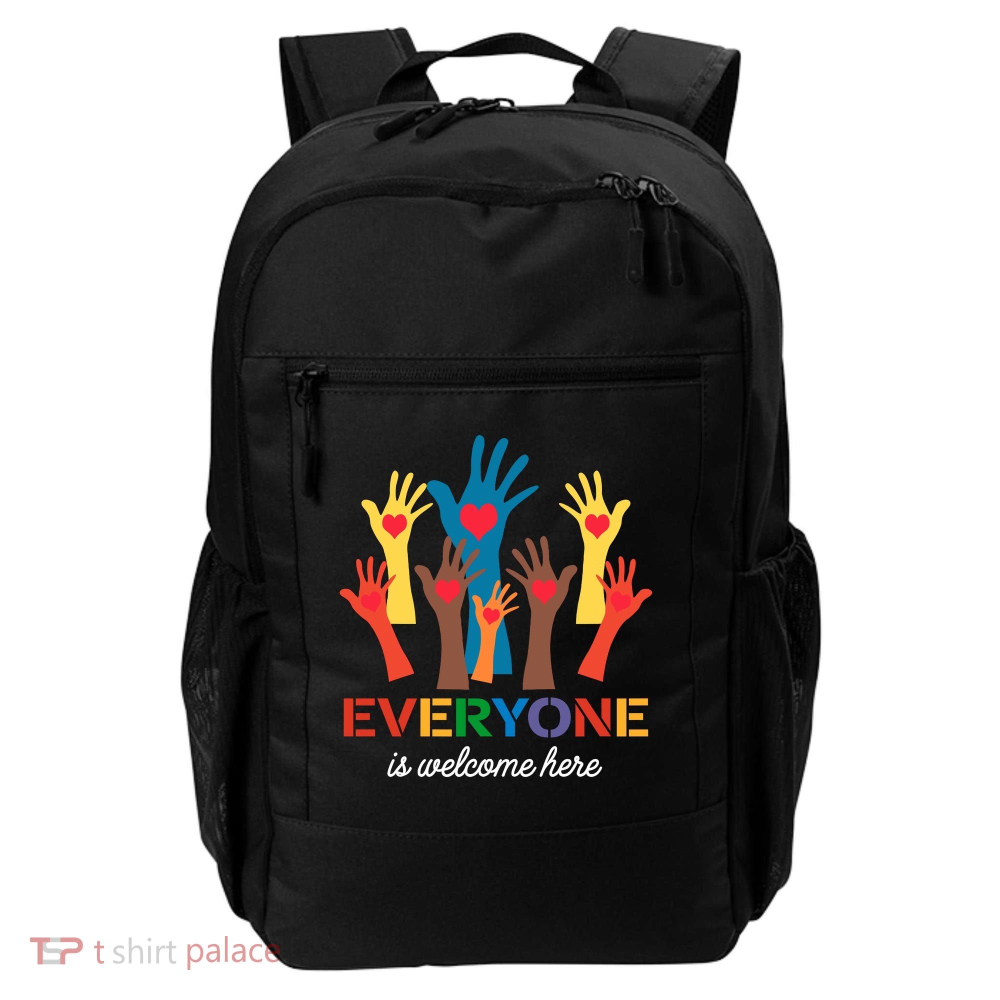 Everyone Is Welcome Here Idaho Teacher Backpack