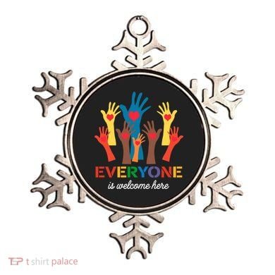 Everyone Is Welcome Here Idaho Teacher Ornament