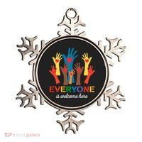 Everyone Is Welcome Here Idaho Teacher Ornament thumb 0