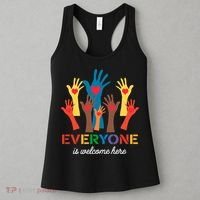 Everyone Is Welcome Here Idaho Teacher Women's Tank Top thumb 3
