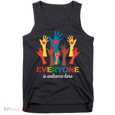 Everyone Is Welcome Here Idaho Teacher Tank Top