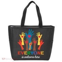 Everyone Is Welcome Here Idaho Teacher Tote Bag thumb 0