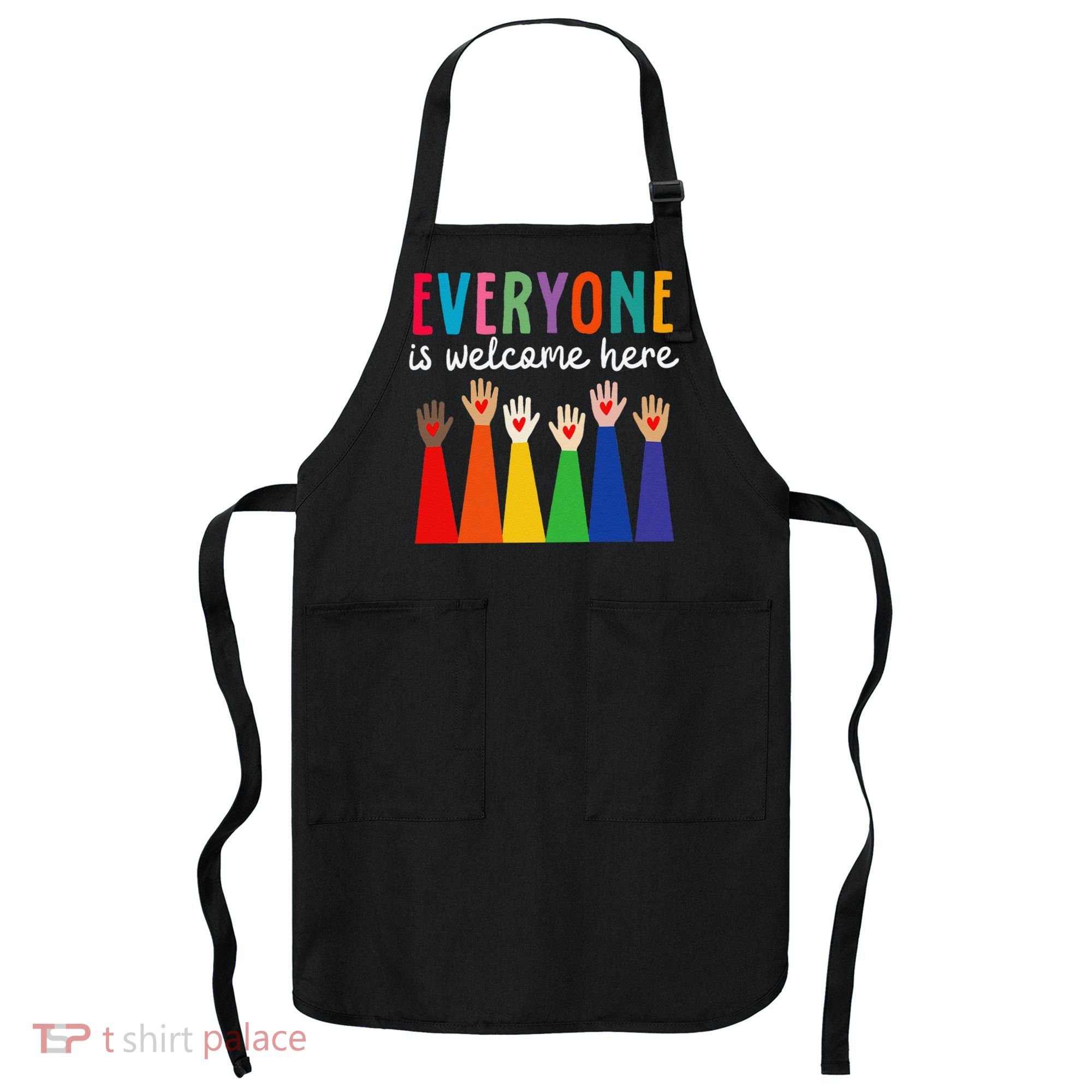 Everyone Is Welcome Here Idaho Teacher Apron