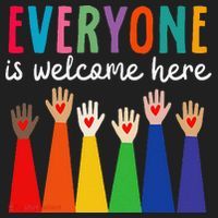 Everyone Is Welcome Here Idaho Teacher Beanie thumb 2
