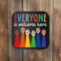 Everyone Is Welcome Here Idaho Teacher Coaster thumb 0