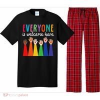 Everyone Is Welcome Here Idaho Teacher Pajama Set thumb 0