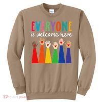Everyone Is Welcome Here Idaho Teacher Sweatshirt thumb 0