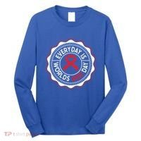 Everyday Is World Aids Day Hiv Aids Awareness Red Ribbon Gift Long Sleeve Shirt thumb 0