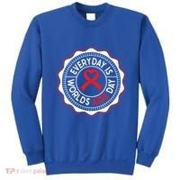 Everyday Is World Aids Day Hiv Aids Awareness Red Ribbon Gift Sweatshirt thumb 0