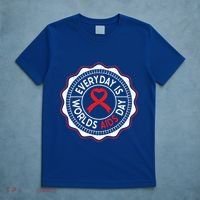 Everyday Is World Aids Day Hiv Aids Awareness Red Ribbon Gift T-Shirt thumb 5