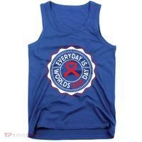 Everyday Is World Aids Day Hiv Aids Awareness Red Ribbon Gift Tank Top thumb 0