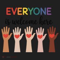 Everyone Is Welcome Here Idaho Teacher Women's Sweatshirt thumb 2
