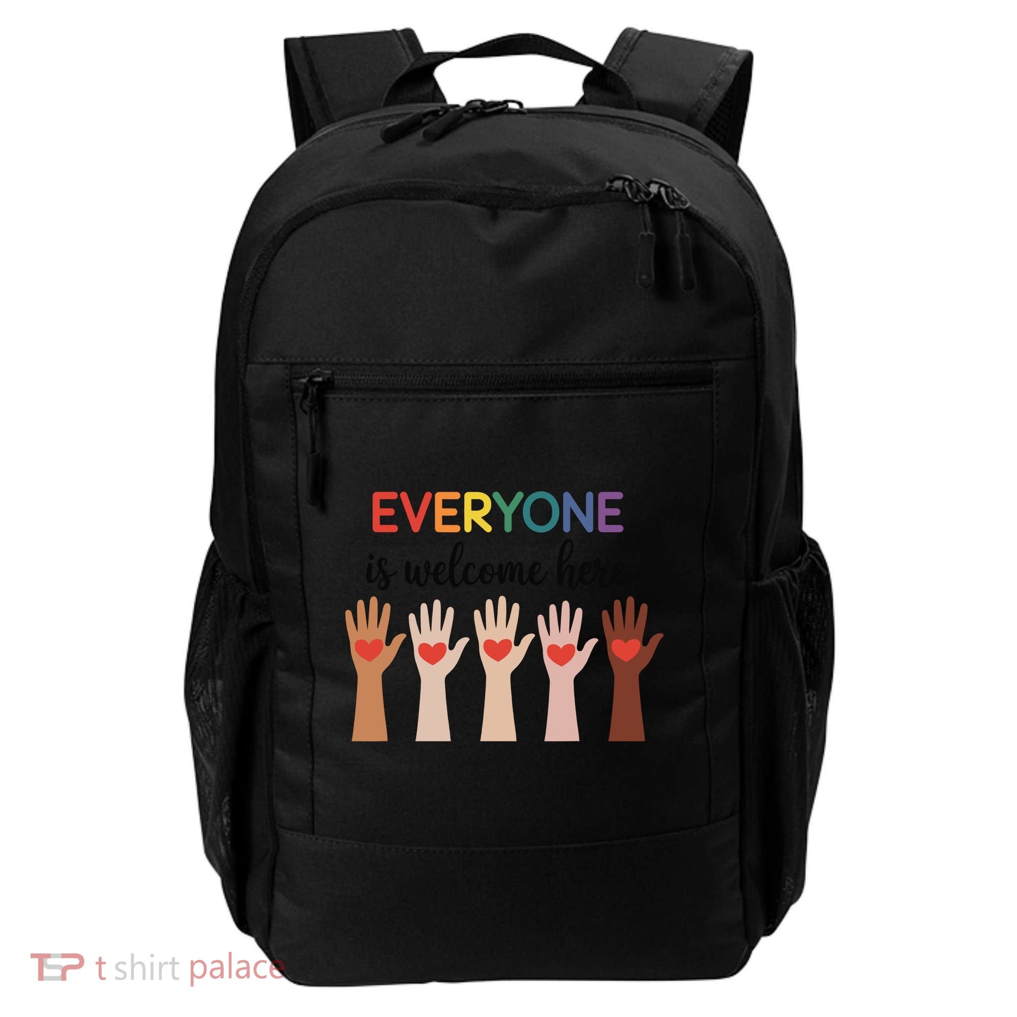 Everyone Is Welcome Here Idaho Teacher Backpack