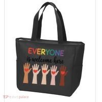 Everyone Is Welcome Here Idaho Teacher Tote Bag thumb 3