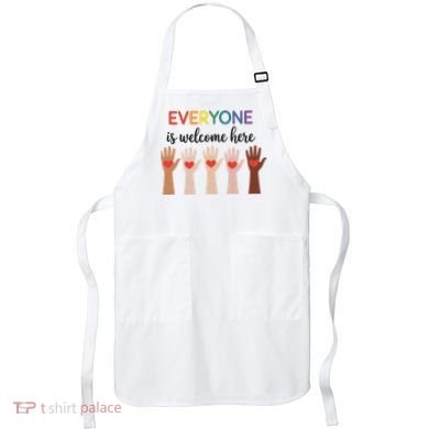 Everyone Is Welcome Here Idaho Teacher Apron