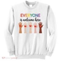 Everyone Is Welcome Here Idaho Teacher Sweatshirt thumb 0