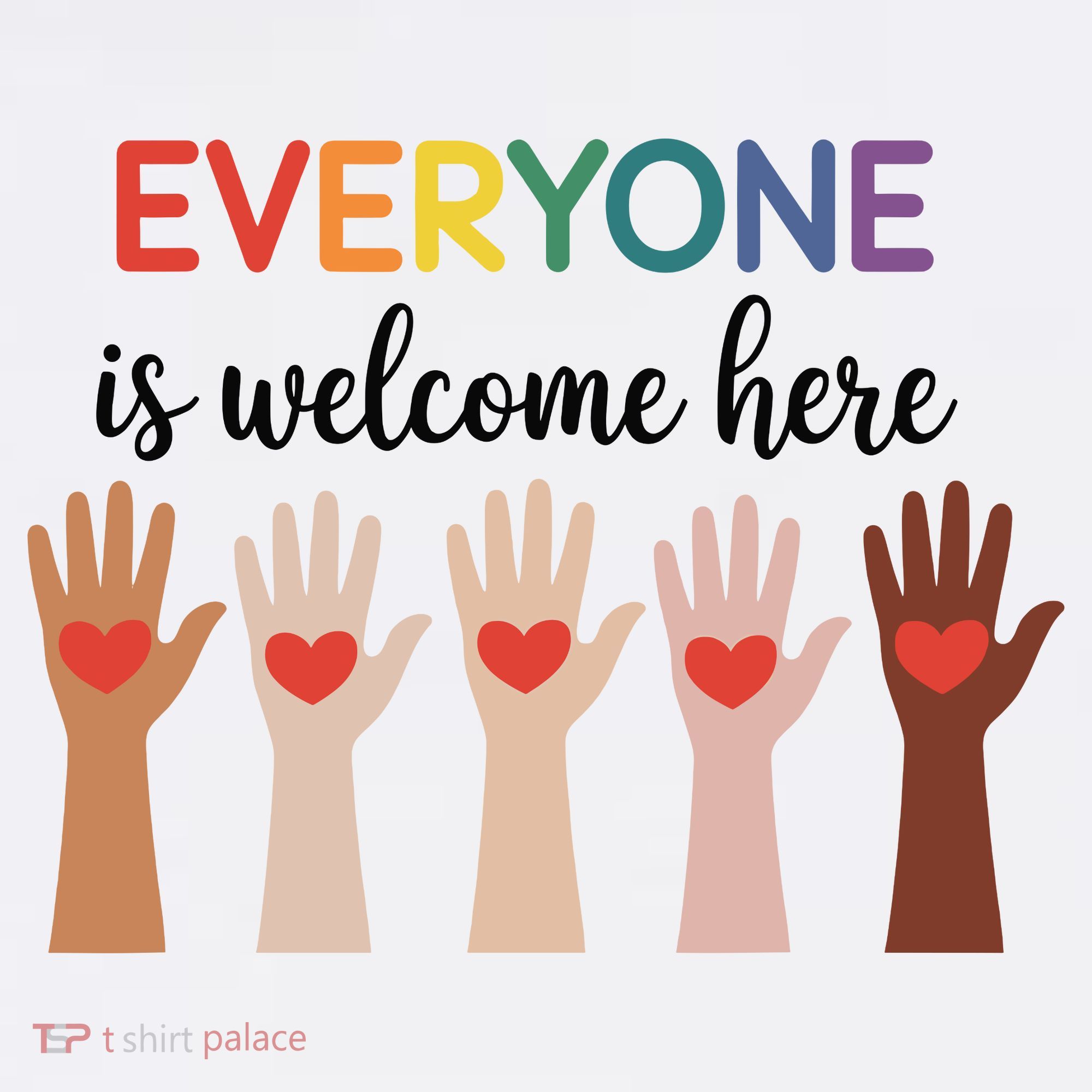 Everyone Is Welcome Here Idaho Teacher Beanie