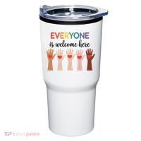 Everyone Is Welcome Here Idaho Teacher Tumbler thumb 0
