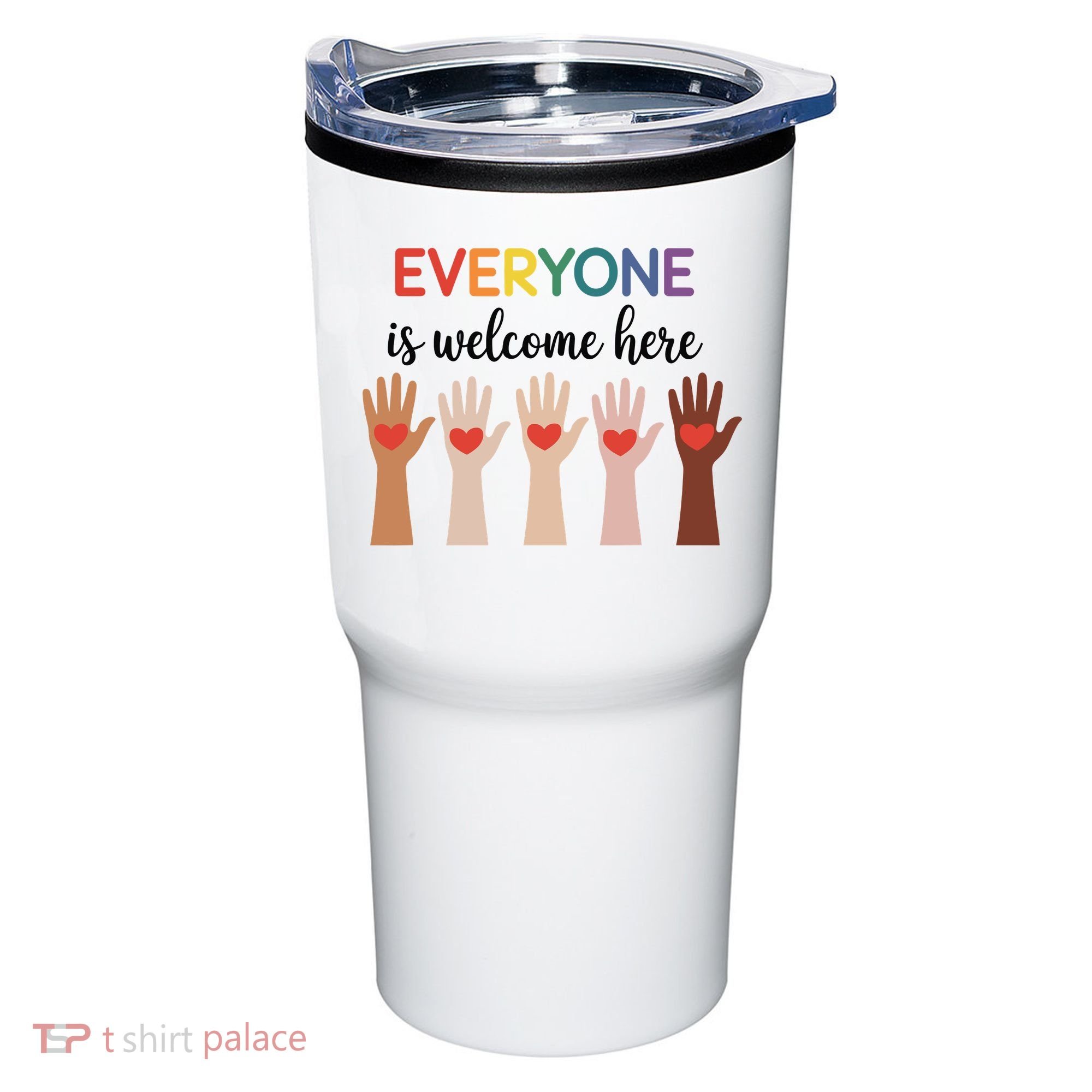 Everyone Is Welcome Here Idaho Teacher Tumbler