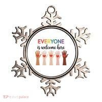 Everyone Is Welcome Here Idaho Teacher Ornament thumb 0