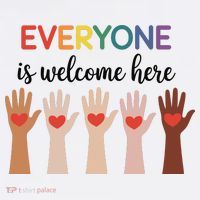 Everyone Is Welcome Here Idaho Teacher Women's Tank Top thumb 5