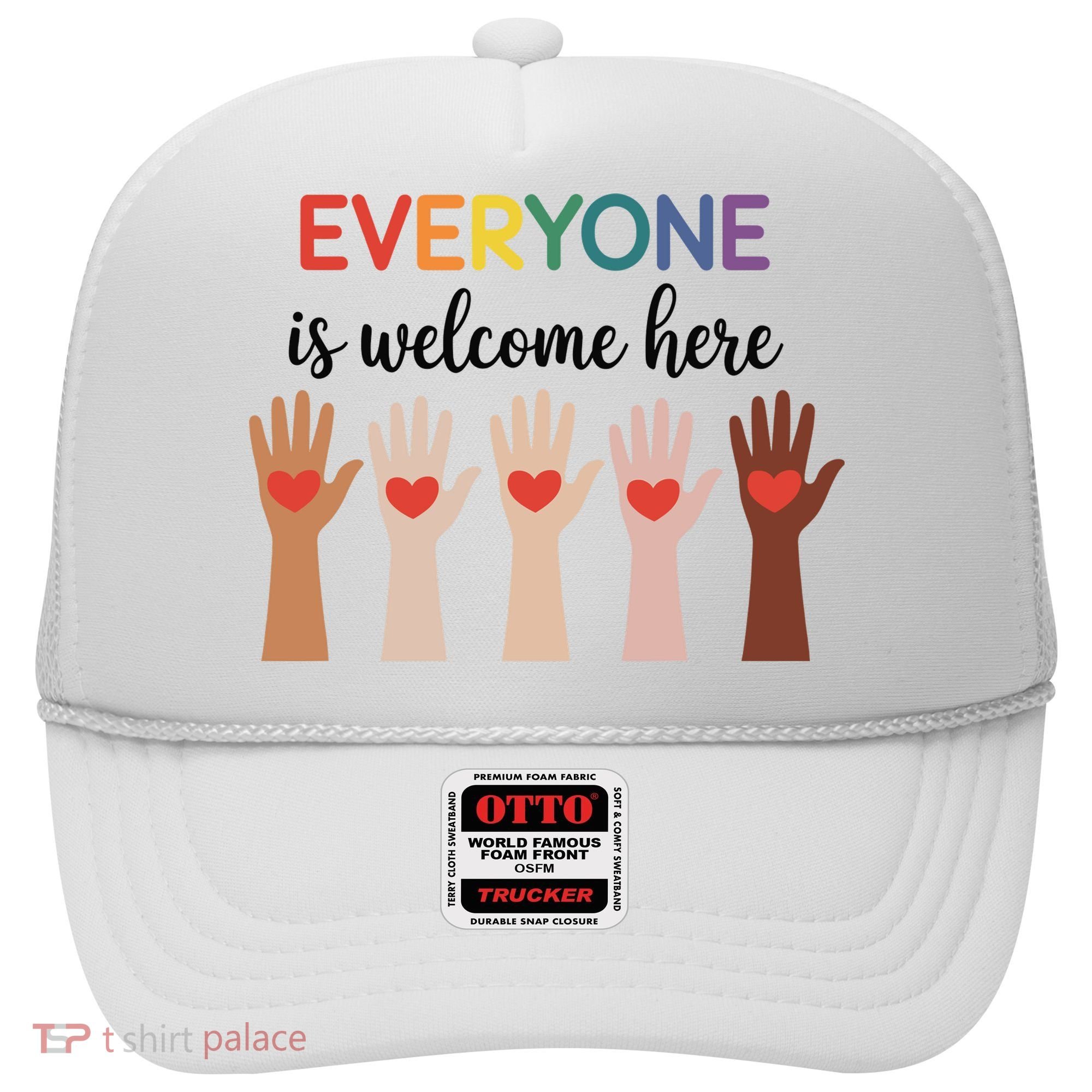 Everyone Is Welcome Here Idaho Teacher Hat