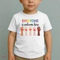 Everyone Is Welcome Here Idaho Teacher Toddler T-Shirt thumb 2
