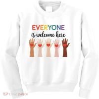 Everyone Is Welcome Here Idaho Teacher Kids Sweatshirt thumb 0
