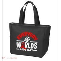 Everyday Is Worlds Aids Day Hiv Aids Awareness Tote Bag thumb 3