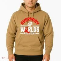 Everyday Is Worlds Aids Day Hiv Aids Awareness Hoodie thumb 2