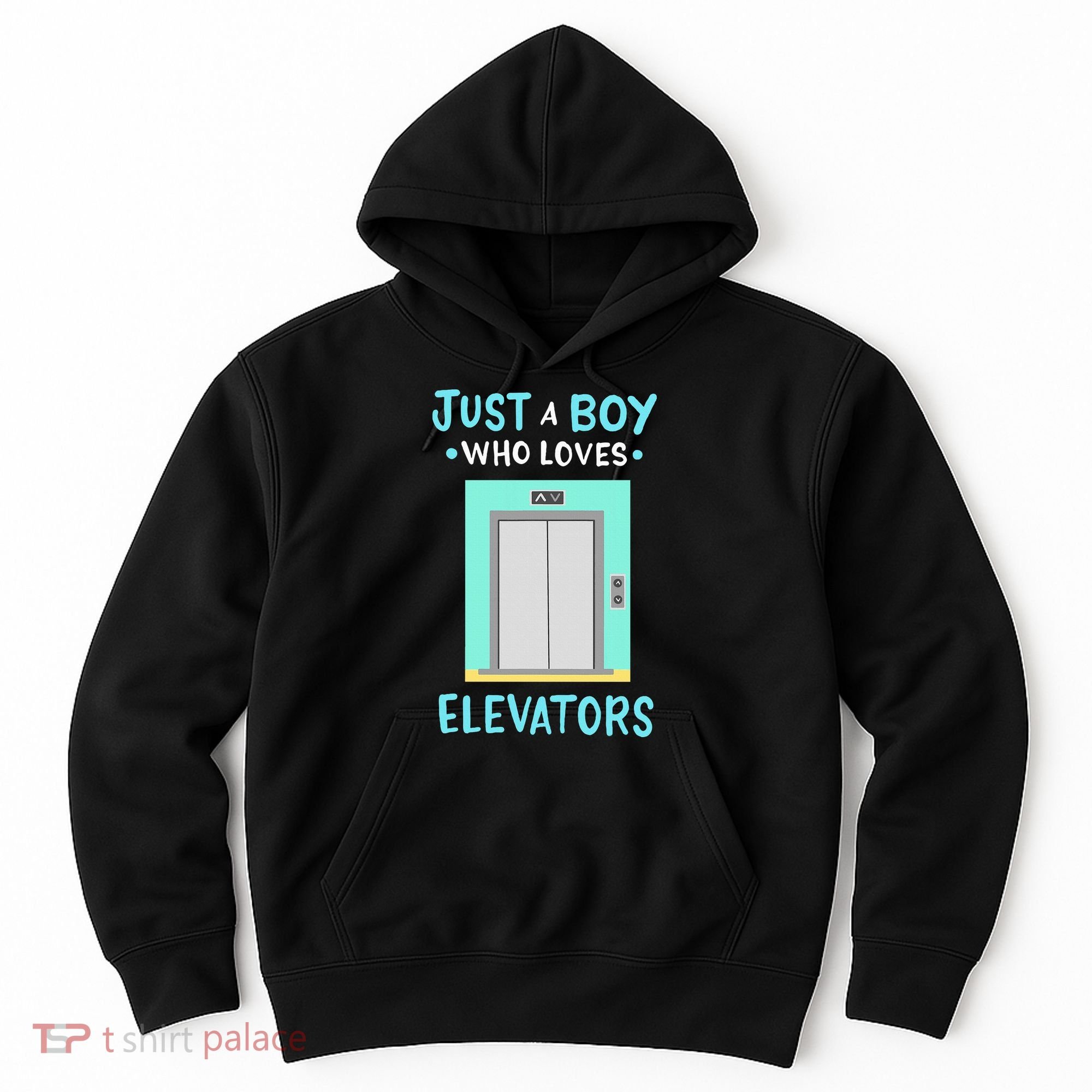 Elevator Just A Boy Who Loves Elevators Hoodie