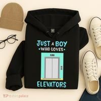 Elevator Just A Boy Who Loves Elevators Hoodie thumb 4