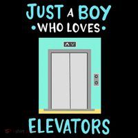 Elevator Just A Boy Who Loves Elevators Kids Hoodie thumb 5