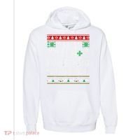Eating Junk And Watching Rubbish Ugly Christmas Sweaters Comfort Colors Garment-Dyed Hooded Sweatshirt thumb 0