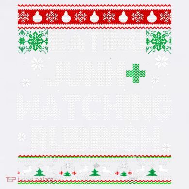 Eating Junk And Watching Rubbish Ugly Christmas Sweaters Comfort Colors Garment-Dyed Hooded Sweatshirt