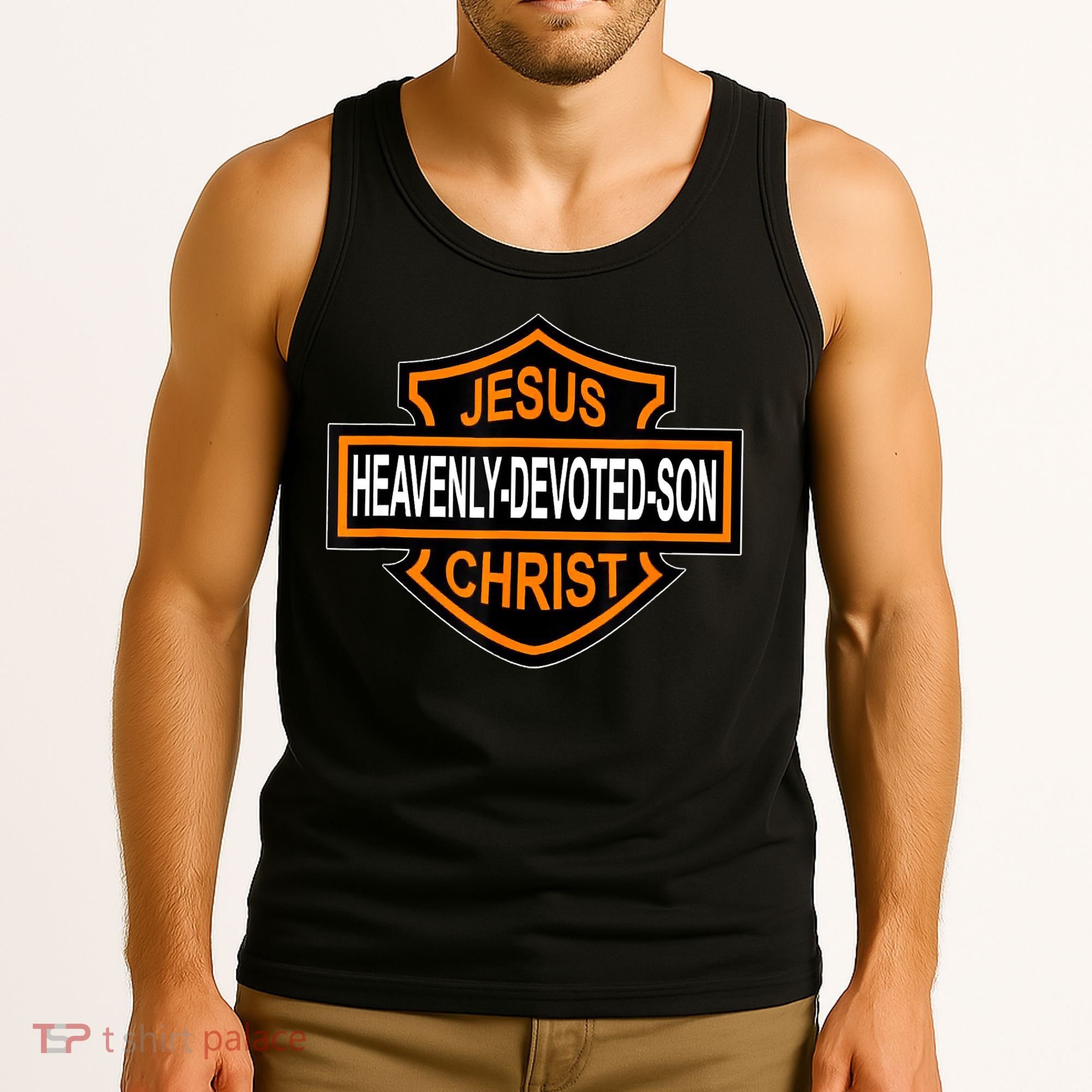 Enjoy Jesus Christ Heavenly Devoted Son Parody Religious Tee Tank Top