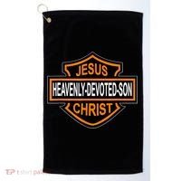 Enjoy Jesus Christ Heavenly Devoted Son Parody Religious Tee Golf Towel thumb 0