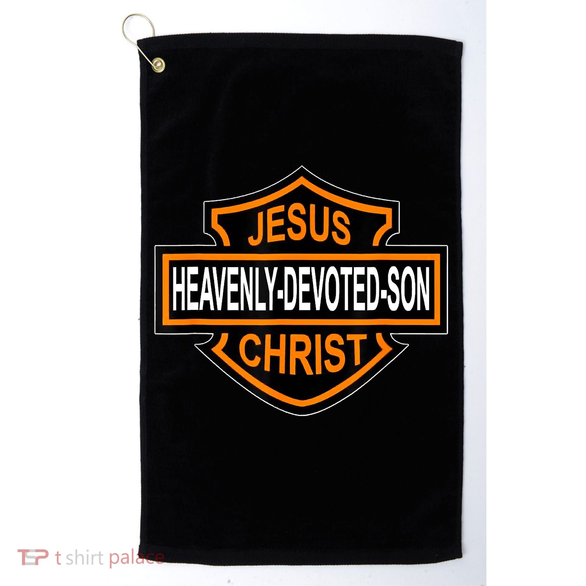 Enjoy Jesus Christ Heavenly Devoted Son Parody Religious Tee Golf Towel