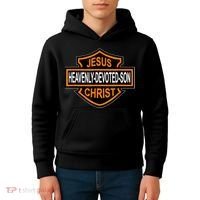 Enjoy Jesus Christ Heavenly Devoted Son Parody Religious Tee Kids Hoodie thumb 4