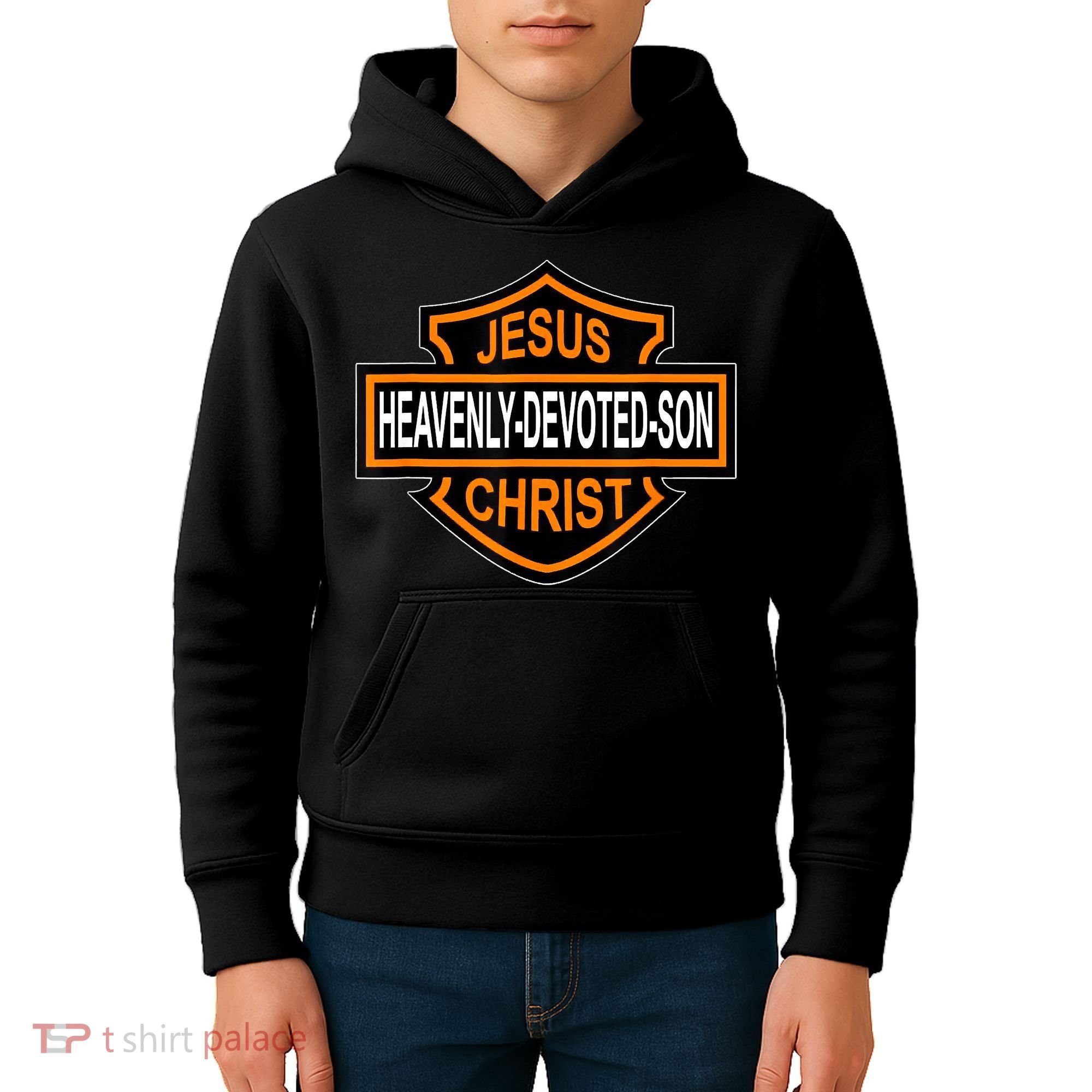 Enjoy Jesus Christ Heavenly Devoted Son Parody Religious Tee Kids Hoodie