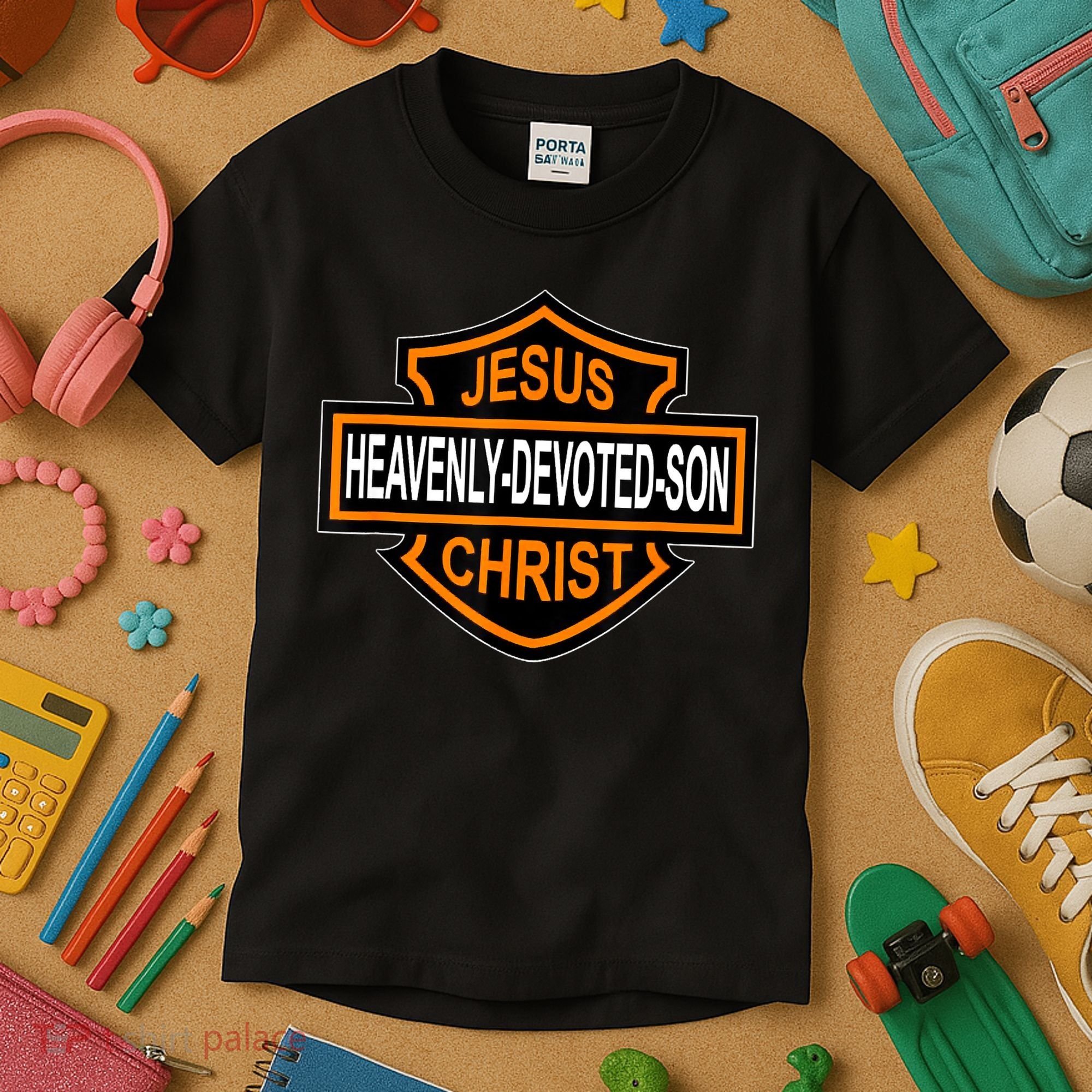 Enjoy Jesus Christ Heavenly Devoted Son Parody Religious Tee Kids T-Shirt