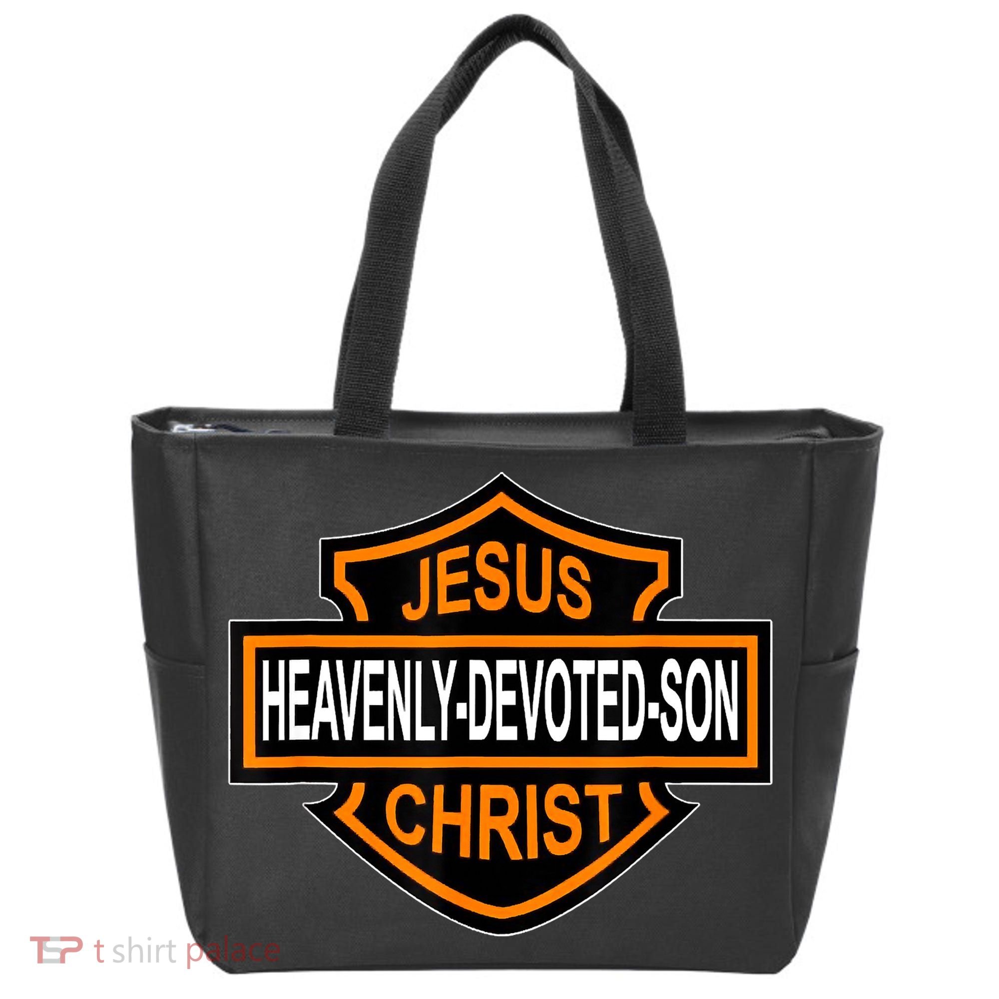 Enjoy Jesus Christ Heavenly Devoted Son Parody Religious Tee Tote Bag